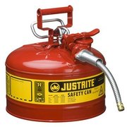 Justrite 2 1/2 gal Red Steel JT7225120